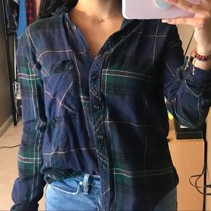 Blue and Green Plaid LongSleeve